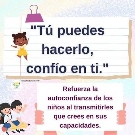 Docentes al día | Frases Motivadoras para Niños | Instagram
