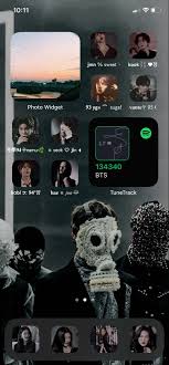 Ios 14 Kpop In 2020 Iphone Photo App Iphone Organization Iphone App Layout