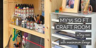 Check out these clever diy ideas for organizing your craft room in style. How To Turn A Small Space Into A Dream Craft Room Workspace On A Budget T Moore Home Interior Design Studio