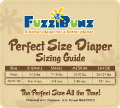 Fuzzibunz Cloth Diaper White Large