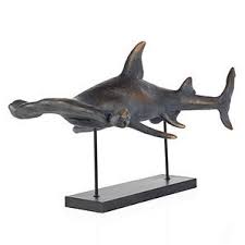 Hammerhead Statue From Zgallerie Shark Decor Shark Room Hammerhead Shark