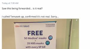 Последние твиты от temasek (@temasek). Covidwatch Is Temasek Foundation Giving Away Medical And N95 Masks For Free Today Black Dot Research