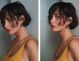 Getting it right though can give you that extra confidence you need and truly add to a new look. Picture Of Taylor Lashae Shot Hair Styles Short Hair With Bangs Short Hair Styles