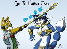 Begone Blue Vixen! | Go To Horny Jail | Know Your Meme