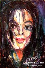 Michael Jackson Painting by BRUNI