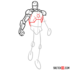 The iron spider armor, was a suit built by tony stark during the events of civil war. How To Draw Iron Man In Full Growth Sketchok