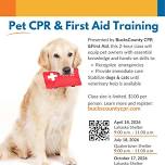 Pet CPR & First Aid – Lahaska