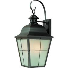 Shop Volume Lighting 3 Light Antique Bronze Outdoor Wall Sconce Overstock 31285692