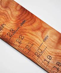 If you've recorded your child's growth directly on a wall or a corner edge you can still preserve them. A Unique Baby Gift The Timeline Growth Ruler Skowhegan Wooden Rule
