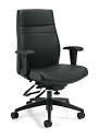 Offices To Go OTG2913 White ergonomic executive office chairs.