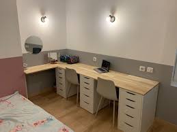 Maybe you would like to learn more about one of these? Bureau Sur Mesure Avec Coiffeuse Ikea Caisson Tablette Leroy Merlin