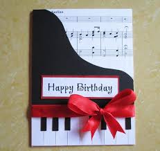 Piano Happy Birthday Card Music Themed Birthday Greeting Etsy In 2021 Husband Birthday Card Happy Birthday Cards Handmade Birthday Cards