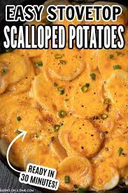 Easy Stovetop Scalloped Potatoes Recipe In 2021 Scalloped Potatoes Scalloped Potato Recipes Scalloped Potatoes Easy