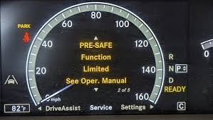 Mercedes Benz Pre Safe Functions Limited Explained