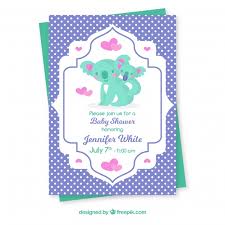 They have names of typical baby. Free Vector Baby Shower Card With Koalas