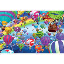 20w x 29h product id: Toynk Floating Felines Hot Air Balloon Puzzle 1000 Piece Jigsaw Puzzle Target