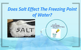 Does Salt Effect The Freezing Point Of Water By Danielle