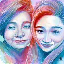 CUSTOM WATERCOLOR PORTRAIT 40th Birthday Gifts for Women Personalized 40th  Birthday Gift for Men, Unique Wife Gift From Husband to Wife Gift