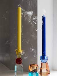 These gorgeous candle holders are available in a wide array of colours, styles and designs so that you can create a soft glow in your home while making a style statement. Byon Candle Holder Cher Yellow Candle Holders Candlesticks Boozt Com