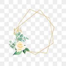Gold Frame With Watercolor Flower Green Flower Rustic Png Transparent Clipart Image And Psd File For Free Download Flores Em Aquarela Folhas De Aquarela Ilustracao De Rosa