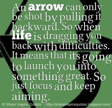 To be a tool to the marksman that is used for the victory and protection. An Arrow Can Only Be Shot By Share Inspire Quotes Facebook