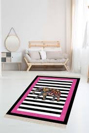 Meg Cloud Fil Desenli Fusya Etnik Dijital Baski Yikanabilir Modern Salon Filli Hali Ve Yolluk Fiyati Yorumlari Trendyol