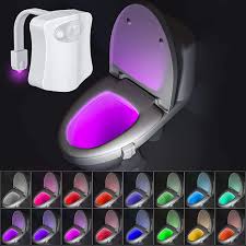 Amazon Com Beanlieve 16 Colors Night Light Toilet Night Light Automatic Motion Sensor Light For Bathroom Washroom Glow Bowl Night Light Fit For Any Toilet Multi Colored Small Home Improvement