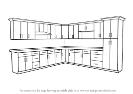 You will definitely need help with that and we are here to make it easy for you. Learn How To Draw Kitchen Cabinets Furniture Step By Step Drawing Tutorials
