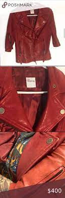 Red Leather Jacket Jacket By The Ref Branch Of Valentino Garavaldi Red Valentino Jackets Coats Leather Jacket Red Leather Jacket Jackets