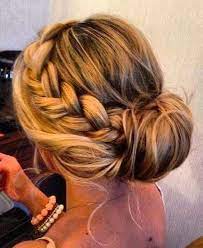 39 Elegant Updo Hairstyles For Beautiful Brides Hair Styles Side Bun Hairstyles Long Hair Styles