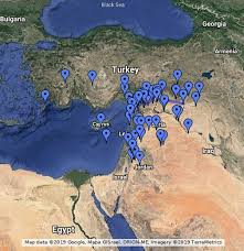 Though, its larger geographical area is in asia and only small area is in europe. Syrian Turkey Conflict Map Google My Maps