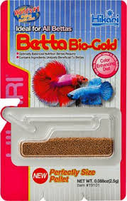 Specially formulated for bettas, with a superior protein source. Hikari Bio Gold Betta Fish Food 0 70 Oz Pouch Chewy Com
