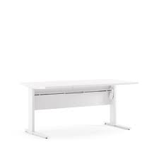 Wenn sie regelmäßig zu hause arbeiten oder lernen ist dieser schreibtisch in weiß (höhenverstellbar) genau die richtige wahl. Prima Schreibtisch Elektrisch Hohenverstellbar 150 X 80 Cm Weiss Motortisch Gunstig Mobel Kuchen Buromobel Kaufen Froschkonig24