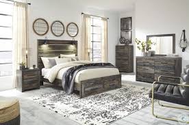Signature design by ashley drystan twin panel 5 piece bedroom set with underbed storage. Drystan Multi Panel Storage Bedroom Set From Ashley Coleman Furniture