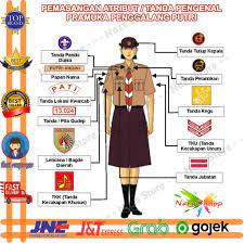 Tanda pengenal gerakan pramuka sebagai identitas jati diri kecakapan tanggungjawab serta penghargaan. Atribut Tanda Pengenal Pramuka Penggalang Putri Shopee Indonesia
