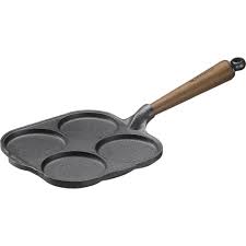 You can certainly use one frying pan to take care of all. Skeppshult Cast Iron Egg Frying Pan Multi Sportique