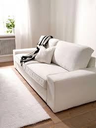 Ikea Kivik 3 Seater Sofa Cover White Slipcover White Slipcover Sofa Living Room Sofa Ikea Sofa Covers