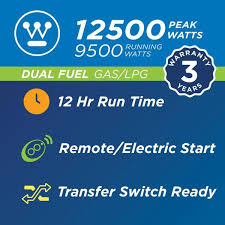 Is westinghouse a good generator brand? Reviews For Westinghouse Wgen9500df 12 500 9 500 Watt Dual Fuel Portable Generator With Remote Start And Transfer Switch Outlet For Home Backup Wgen9500df The Home Depot