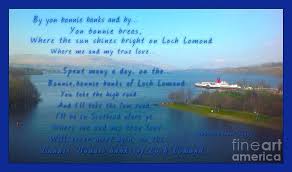 A more romantic version (bottom left) is sung from the perspective of a. Banks Of Loch Lomond Song Song Zitate Zitate
