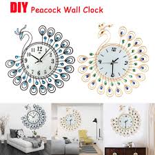 Worldwide shipping available at society6.com. Buy Wall Clock 3d Peacock Modern Luxury Diamond Large Metal Surface Home Living Room Decoration Crafts At Affordable Prices Free Shipping Real Reviews With Photos Joom