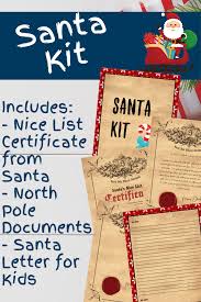 Gorgeous personalised santa letters & nice/good list certificates pack for only $10.00 plus postage. Create Christmas Magic With This Free Letter To Santa Printable