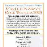 Carleton Savvy Cook Bookers