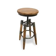Load 400lb with metal legs. Industrial Counter Bar Stool No Back