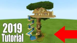 Minecraft Tutorial How To Make A Ultimate Survival Tree House With A Water Slide 2019 Minecraft Minecraft Tutorial Minecraft Blueprints Minecraft Treehouses