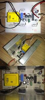 Berikut adalah skema rangkaian inverter sederhana 12 volt dc menjadi 220 volt dc dengan 1000 watt yang mudah sekali anda buat sendiri. 250w 5000w Sg3524 Dc Ac Inverter Circuit Electronics Projects Circuits