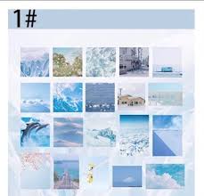 Decorate your laptops, water bottles, notebooks and windows. Cute Aesthetic Blue Stickers Hobbies Toys Stationery Craft Craft Supplies Tools On Carousell
