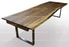 Esstisch erweiterbar aus den 1960er jahren. Baumtische Ausziehbar Mit Baumkante Tischmoebel De