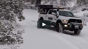 winter storm camping in a four wheel pop up truck camper with dr hannah straight check out her adventures have pop up truck campers truck camper camper tops