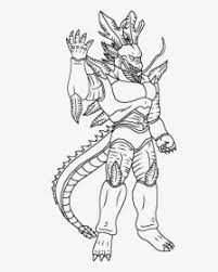 Anime dragon ball z goku ssj coloring page. Dragon Ball Gt Omega Shenron Coloring Page Hd Png Download Transparent Png Image Pngitem