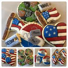 Veterans Day Cookies Sugar Cookies Decorated Sugar Cookies Cookies